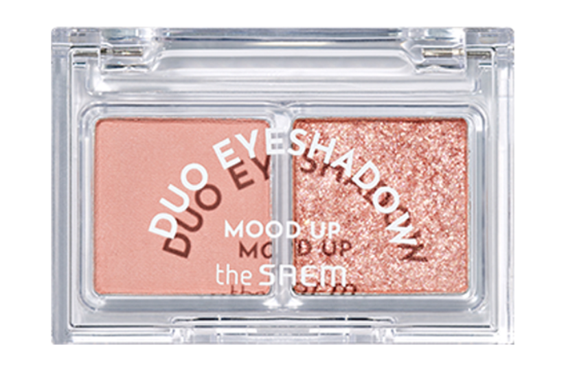 Mood Up Duo Eyeshadow, 1.4g, CR01 Sugar Coral, 1pack - Image 1