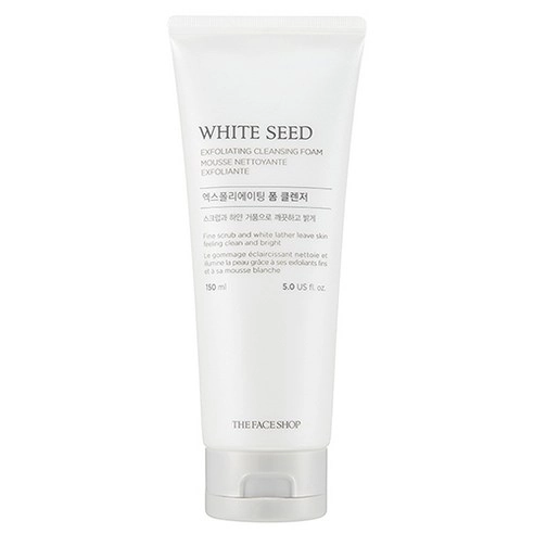 White Seed Exfoliating Foam Cleanser, 150ml, 1pack - Image 1
