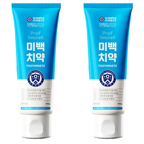 Prof Secret Whitening Toothpaste, 100g+100g