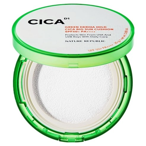 GREEN DERMA MILD CICA BIG SUN CUSHION, 25g, 1pack
