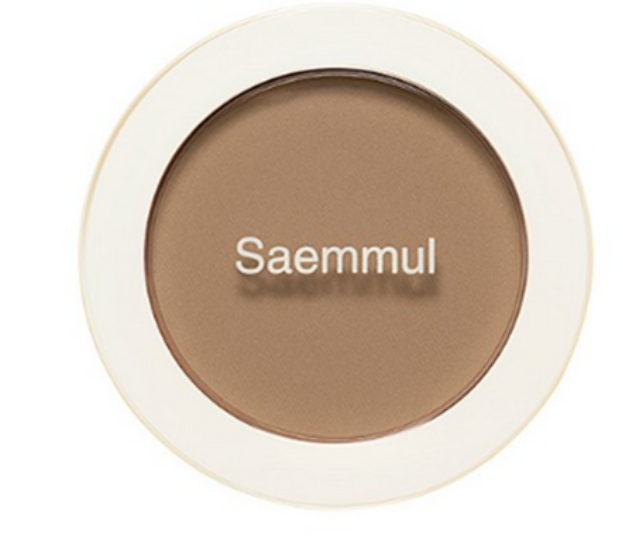 Saemmul Single Blusher Shading, 5g, BR03 Cloudy Brown, 2packs