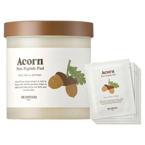 Acorn Pore Peptide Pad, 60ea+12ea, 1set - Image 1