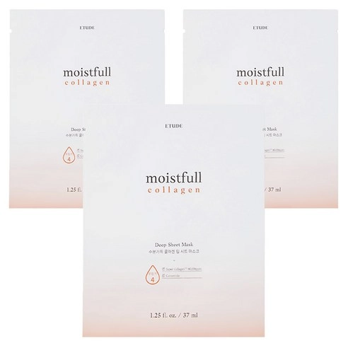 Moistfull Collagen Deep Sheet Mask, 3ea