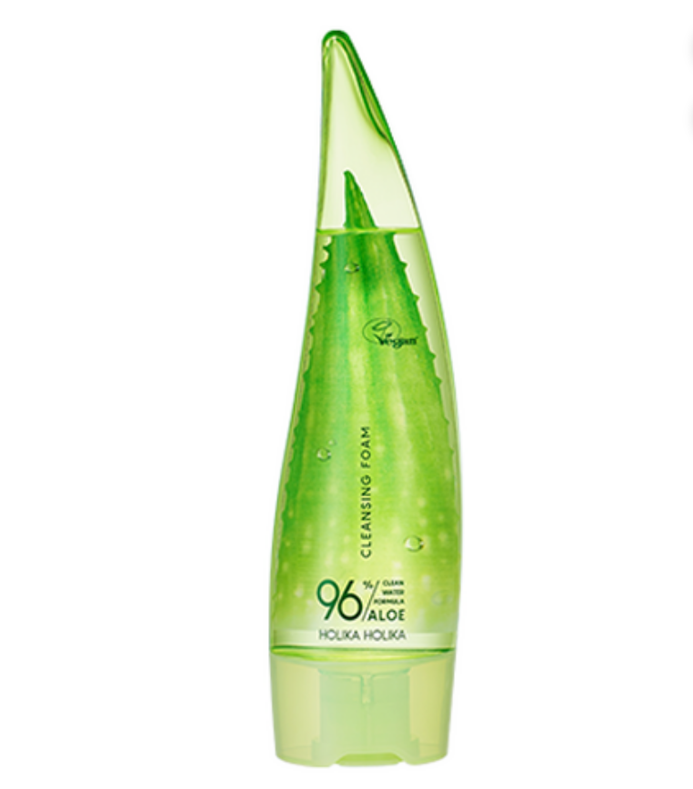Aloe Clean Water Formula 96% Cleansing Foam, 150ml, 1pack