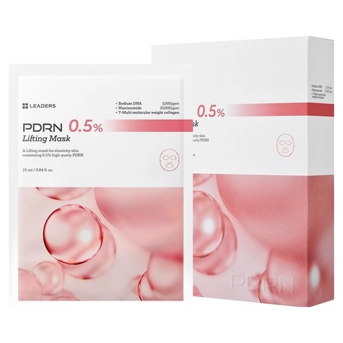 LEADERS PDRN 0.5% Lifting Mask, 10ea, 1pack - Image 1