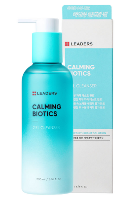 Leaders Calming Biotics Gel Cleanser, 200ml, 1pack - Image 1
