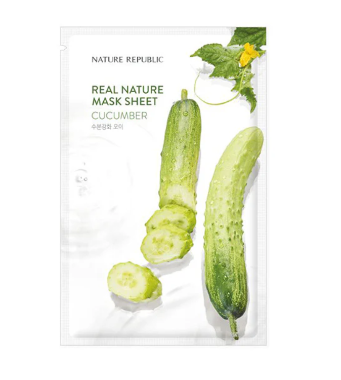 Real Nature Mask Sheet [Cucumber] - Image 1