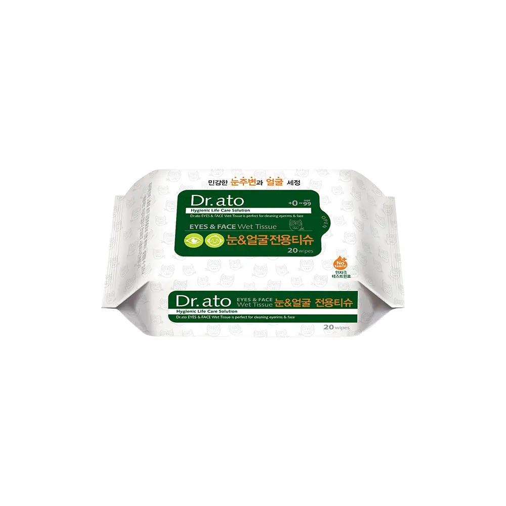 Eye & Face Tissue, 20ea*4, 1pack