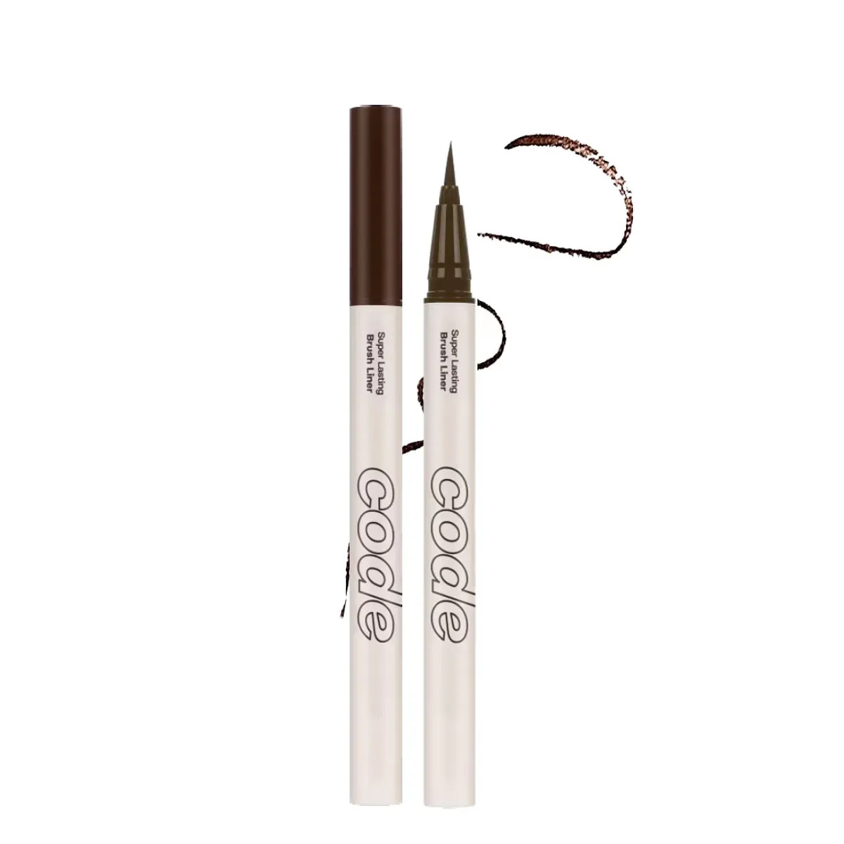 P. Super Lasting Brush Liner, 0.6g, 02 Brown, 1pack