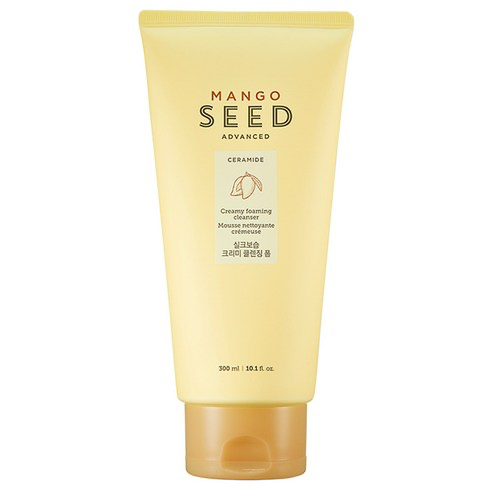 MANGO SEED ADVANCED CERAMIDE Creamy foaming cleanser, 300ml, 1pack