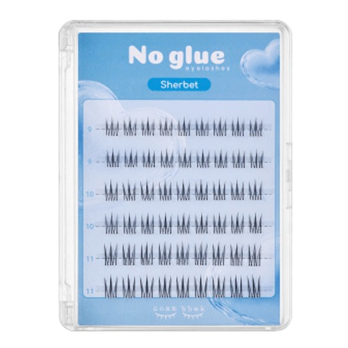 No Glue Eyelash [Sherbet], 54ea, 1pack