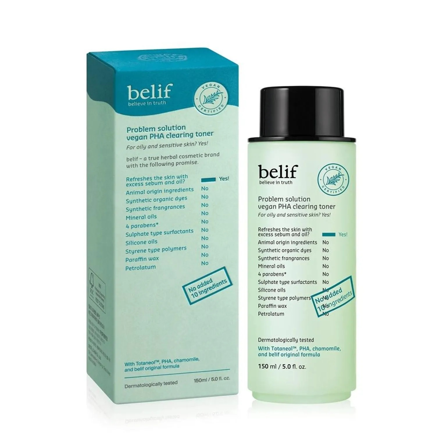 Problem Solution Vegan PHA Clearing Toner, 150ml, 1pack