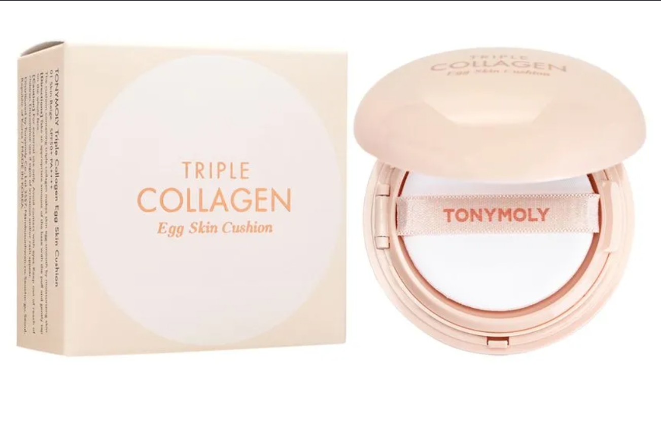 Triple Collagen Egg Skin Cushion [SPF50+/PA++++], 15g, 21 Skin Beige, 1pack