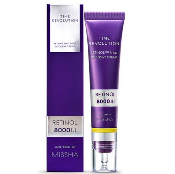 TIME REVOLUTION RETINOL 8000 SHOT INTENSIVE CREAM, 25ml, 2packs - Image 1