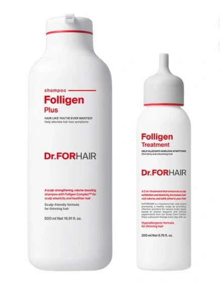 Folligen Plus Shampoo + Treatment Set