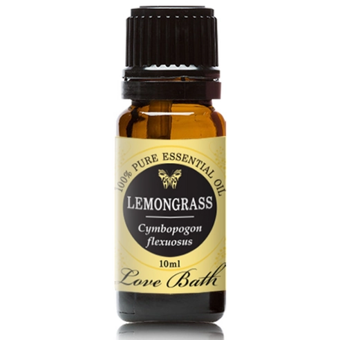 100% Pure Essential Lemongrass Oil, 10ml, 1pack