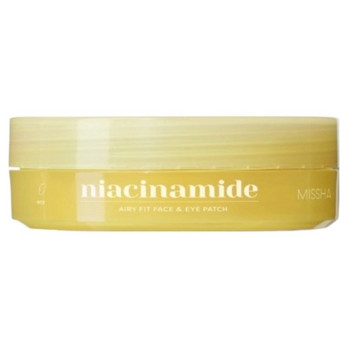 Airy Fit Niacinamide Brightening Face & Eye Patch, 60ea, 1pack