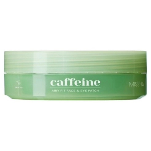 Airy Fit Caffeine Depuffing Face & Eye Patch, 60ea, 1pack