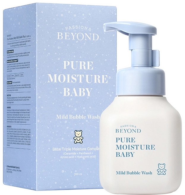 Pure Moisture Baby Mild Bubble Wash, 350ml, 1pack