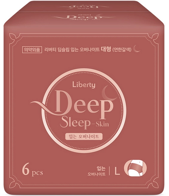 Skin Deep Sleep Wear Overnight, 6ea, 1pack