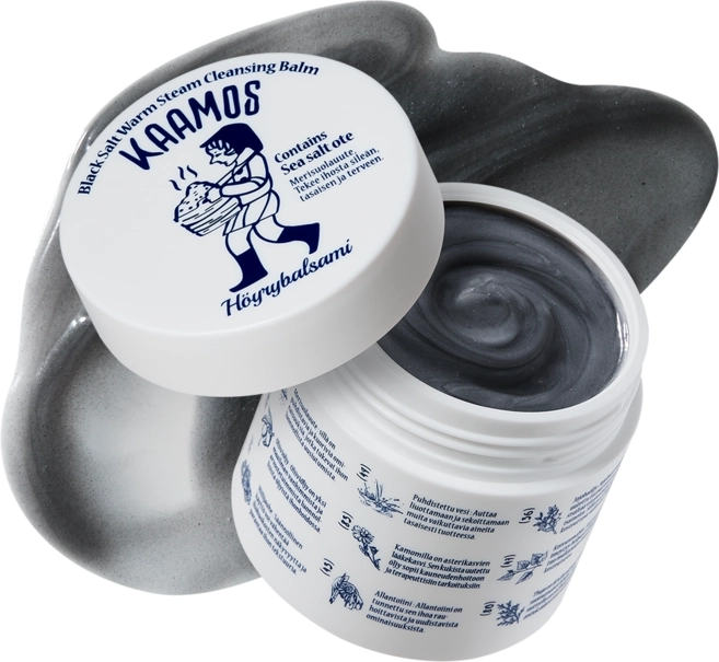 Kaamos Black Salt Warm Steam Cleansing Balm, 100g, 1pack