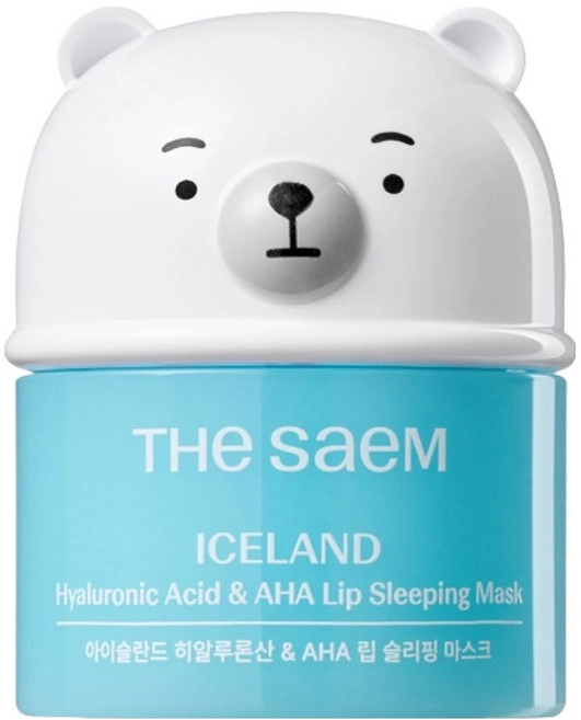 Iceland Hyaluronic Acid & AHA Lip Sleeping Mask, 13g, 1pack