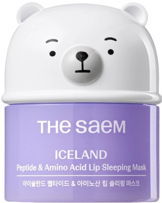 Iceland Peptide & Amino Acid Lip Sleeping Mask, 13g, 1pack