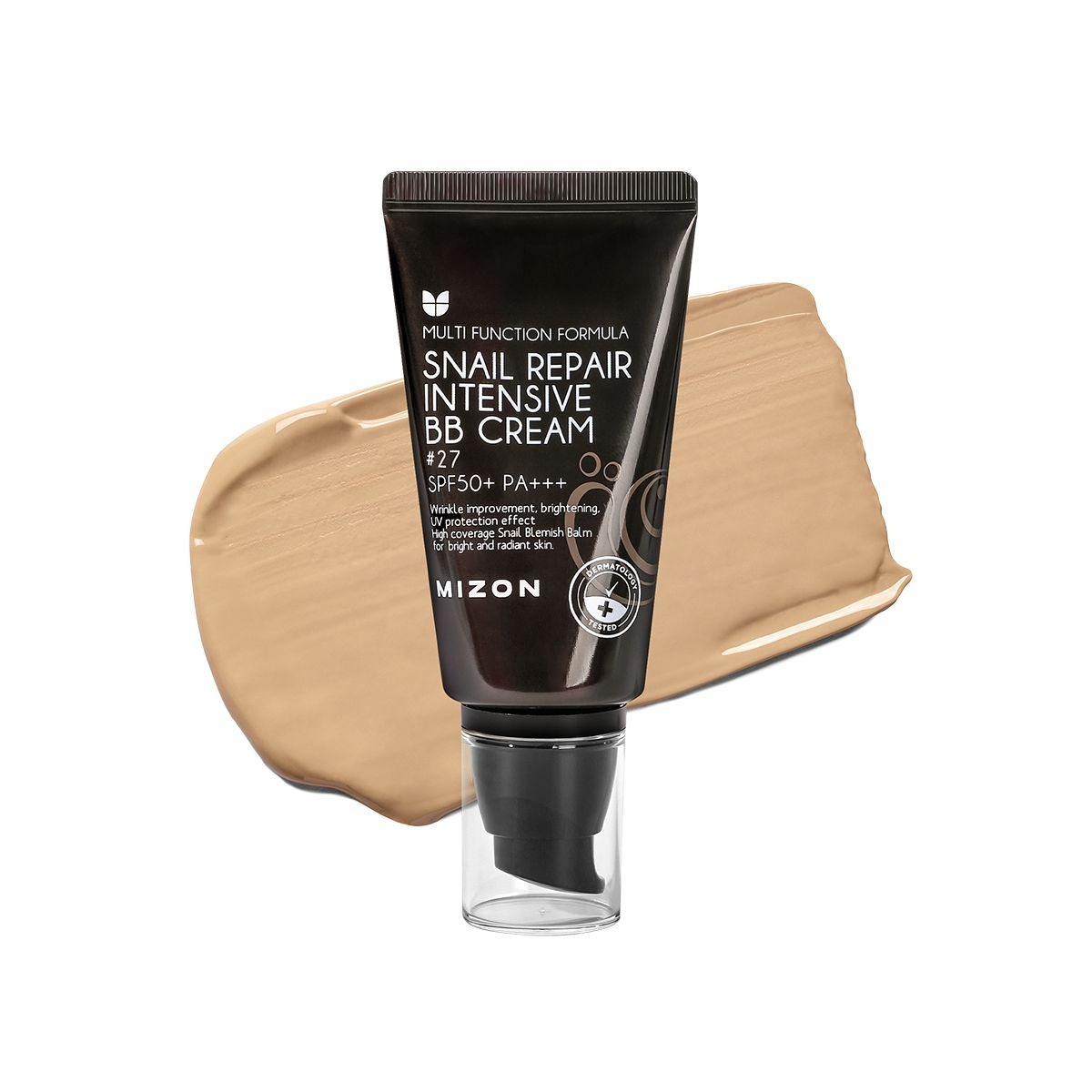 Snail Repair Intensive BB Cream [SPF50+/PA+++], 50g, 27 Honey Beige, 1pack