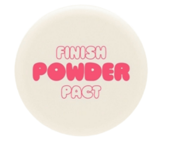 Oil Soak Finish Powder Pact, 5g, White, 1pack - Image 1