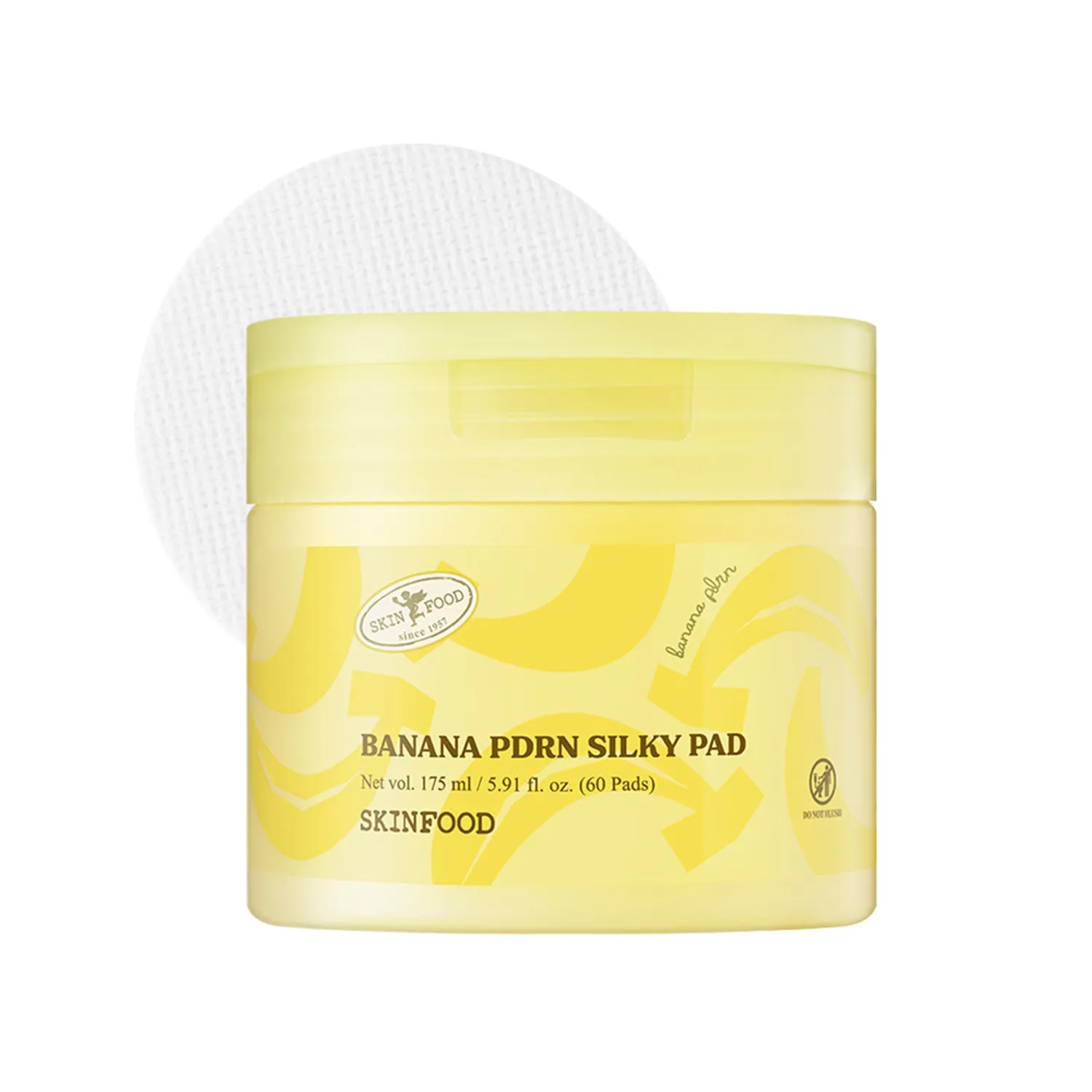Banana PDRN Silky Pad, 60ea, 1pack - Image 1
