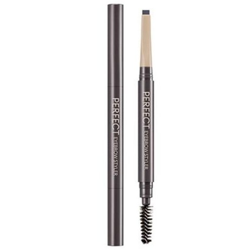 Perfect Eyebrow Styler, 0.15g+0.15g, Dark Brown, 1pack