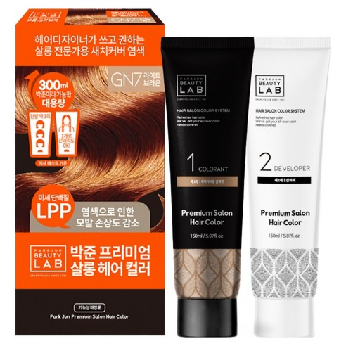 Premium Salon Hair Color, 300ml, Light Brown, 1pack
