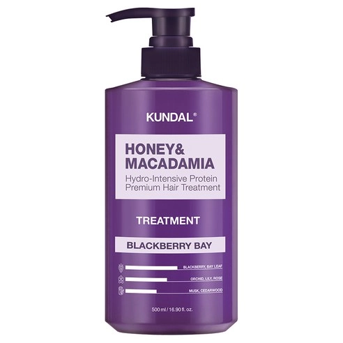Honey and Macadamia Hair Treatment [Blackberry Bay], 500ml, 1pack