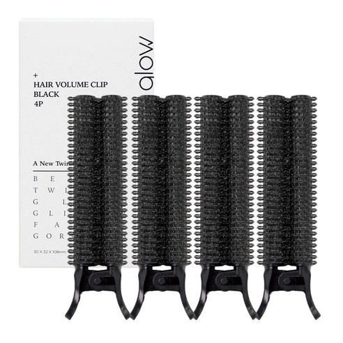 Root Volume-Up Hair Roller Clamp [Black]