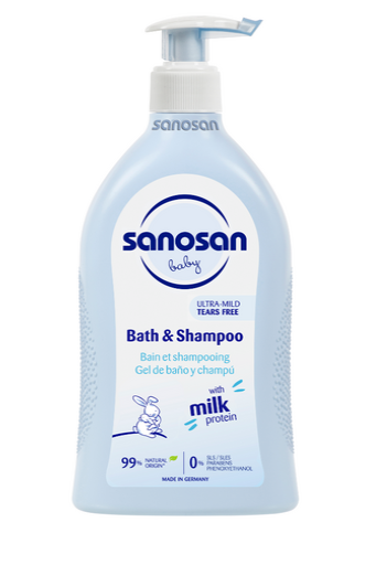 Baby Bath and Shampoo, 500ml, 1pack
