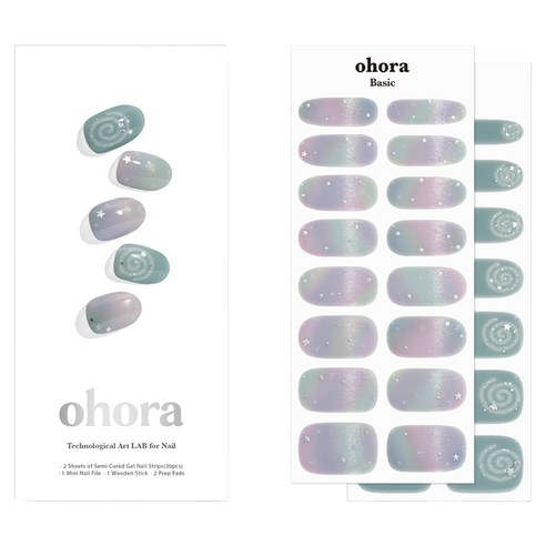 Semi Cure Gel [Nail], N Milky Swirl, 1pack