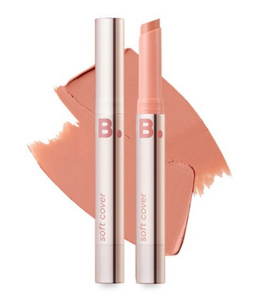 Cover Lip Base, 1.7g, Soft Salmon, 1pack