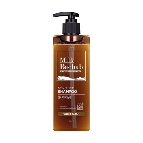 Sensitive Shampoo [White Soap], 500ml, 1pack