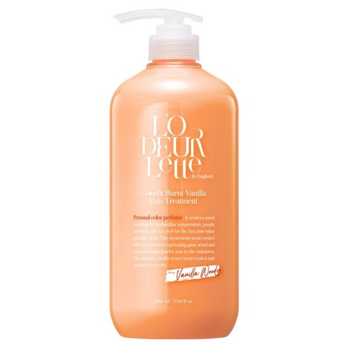 Color Fit Burnt Vanilla Hair Treatment, 1,000ml, 1pack