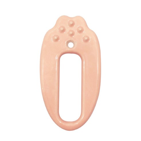 Ceramic Gua Sha, Pink, 1ea