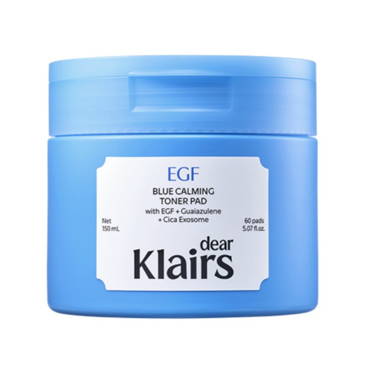 EGF Blue Calming Toner Pads, 60ea, 1pack