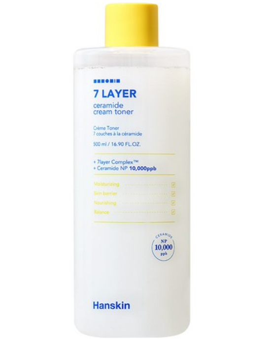 Seven Layer Ceramide Cream Toner, 500ml, 1pack