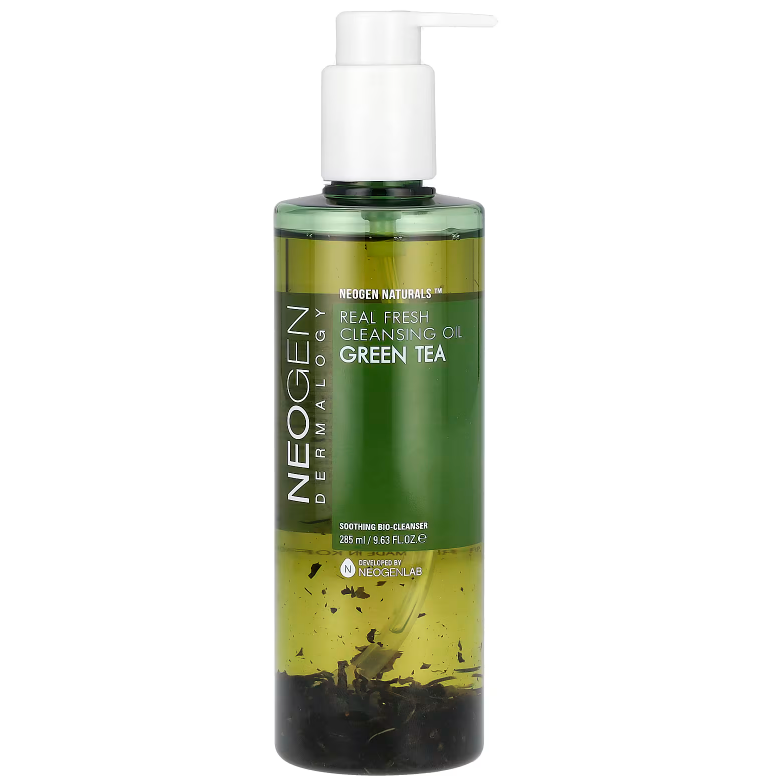 Real Fresh Cleansing Oil Green Tea, 285ml, 1pack