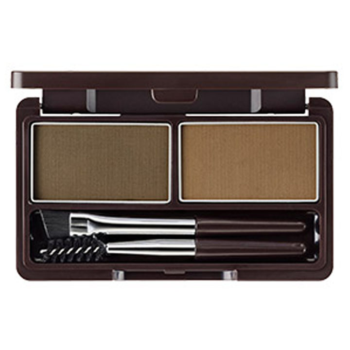 Mega Brow Pact, 5.5g, 02 Medium Brown & Dark Gray, 1pack