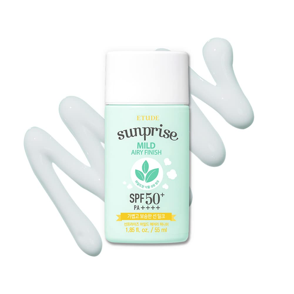 Sunprise Mild Airy Finish Sun Milk [SPF50+/PA++++], 55ml, 1pack - Image 1