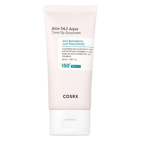 Aloe 54.2 Aqua Tone-Up Sunscreen [SPF50+/PA++++], 50ml