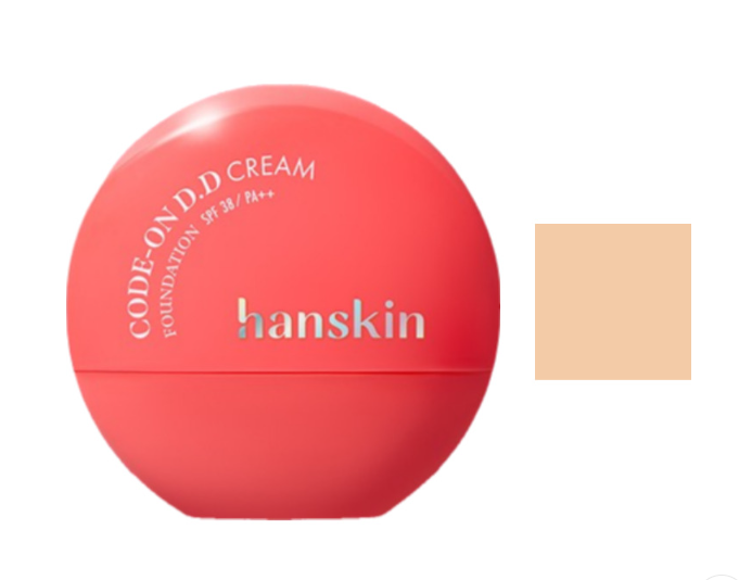 CODE-ON DD Cream Foundation [SPF38/PA++], 35ml, 21N Light Beige, 1pack