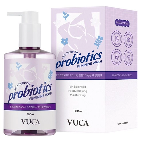 Probiotics Skin Balance Mild Acidic Feminine Cleanser, 300ml, 1pack