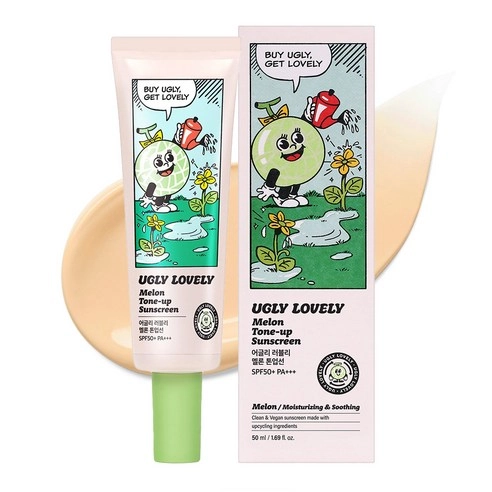 Melon Tone-Up Sun Cream [SPF50+/PA+++], 50ml, 1pack
