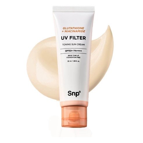 Glutathione Niacinamide UV Filter Toning Sun Cream [SPF50+/PA++++]